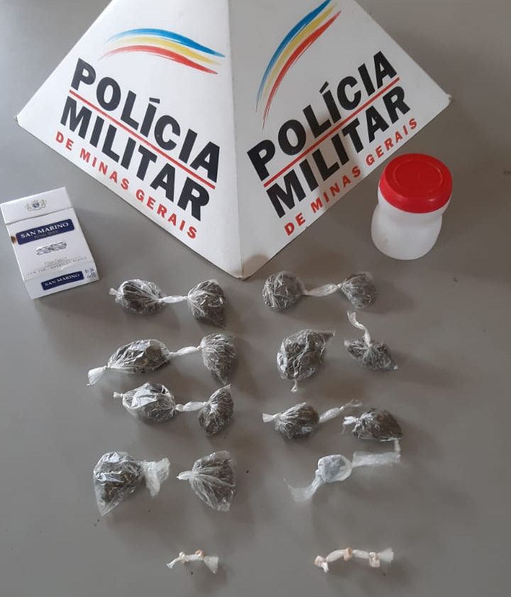 Casal é preso por tráfico de drogas em Bela Vista de Minas