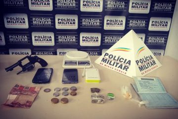 Homem é preso em Monlevade por tráfico de drogas e porte ilegal de arma de fogo