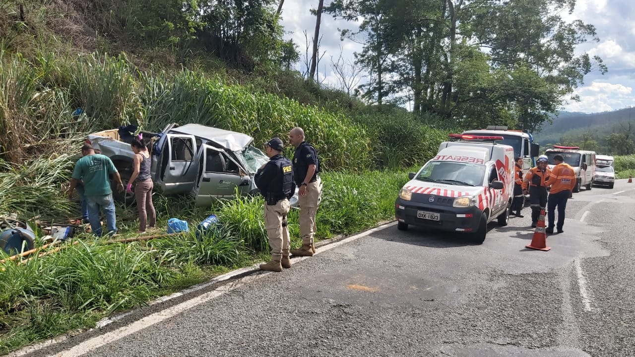PRF registra grave acidente entre Bela Vista e Monlevade