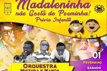 Bloco da Madalena terá apresentação na versão infantil