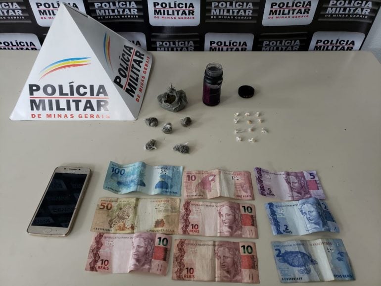 Menor é apreendido com 11 pedras de crack e 5 buchas de maconha em Monlevade