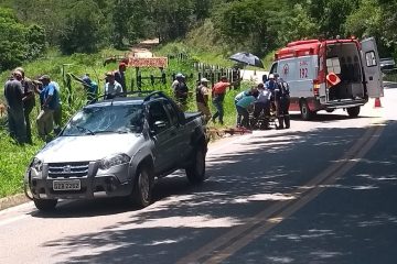 Ciclista morre após ser atropelado tentando escapar de cachorro na MG-120