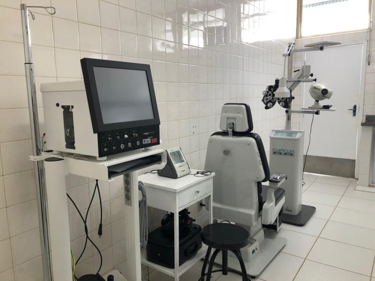 HMCC apresenta equipamentos do novo consultório oftalmológico e hospitalares