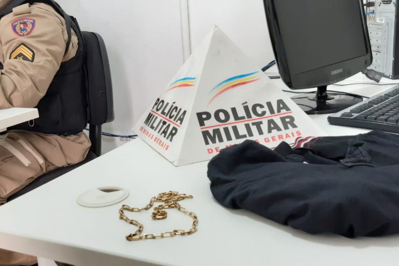 PM apreende suspeito de receptar produtos roubados em loja de Itabira