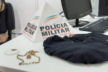 PM apreende suspeito de receptar produtos roubados em loja de Itabira
