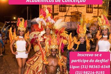 Acadêmicos de Conceição convoca participantes para desfile carnavalesco