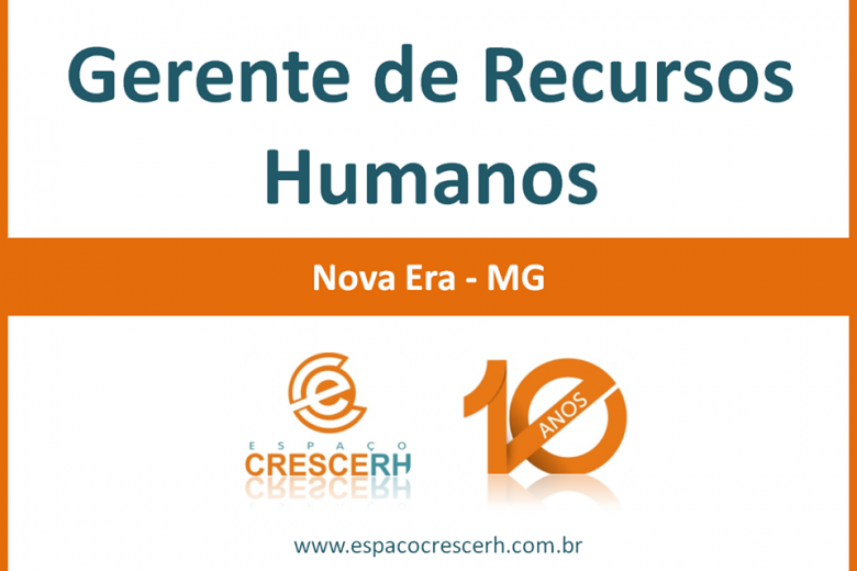 Recrutadora busca gerente de RH para atuar em Nova Era; salário chega até R$12 mil