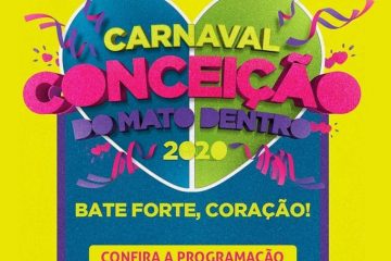 Conceição do Mato Dentro divulga programação de Carnaval