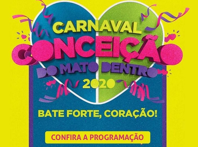 Conceição do Mato Dentro divulga programação de Carnaval