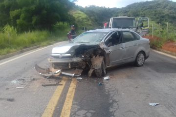 Acidente deixa um morto e cinco feridos na MG-120 em Ferros