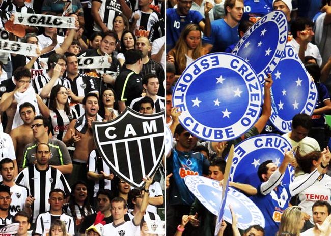 O atleticano e o cruzeirense no carnaval