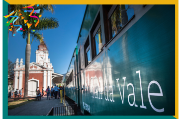 Folia de carnaval chega ao Trem da Vale; confira programação especial