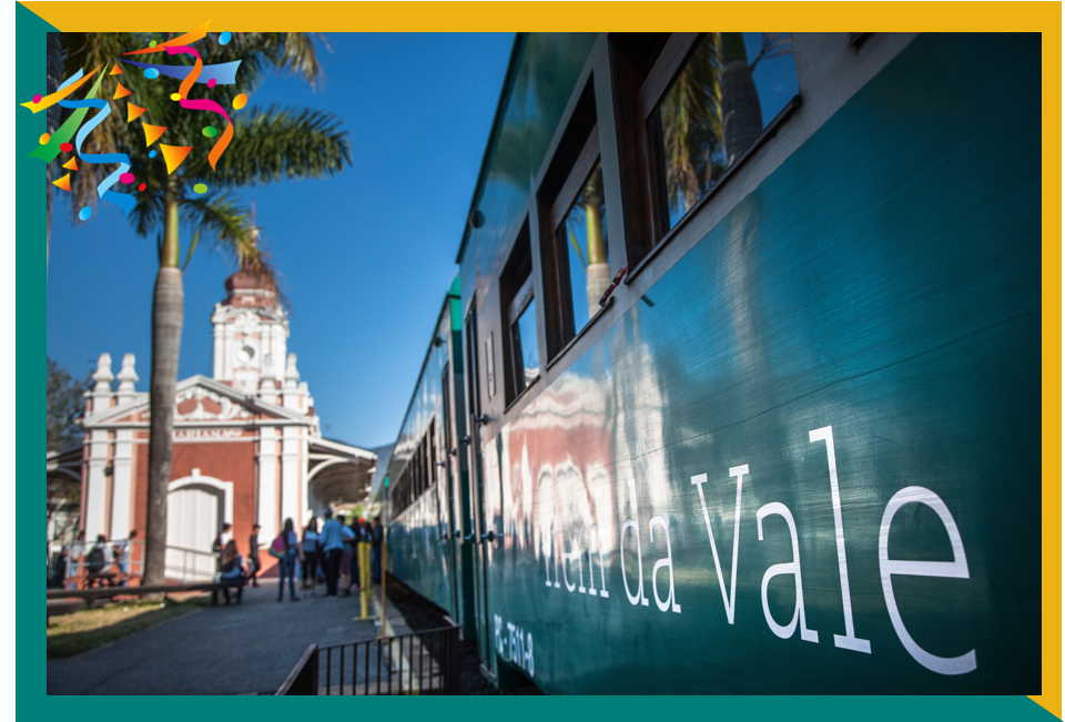 Folia de carnaval chega ao Trem da Vale; confira programação especial