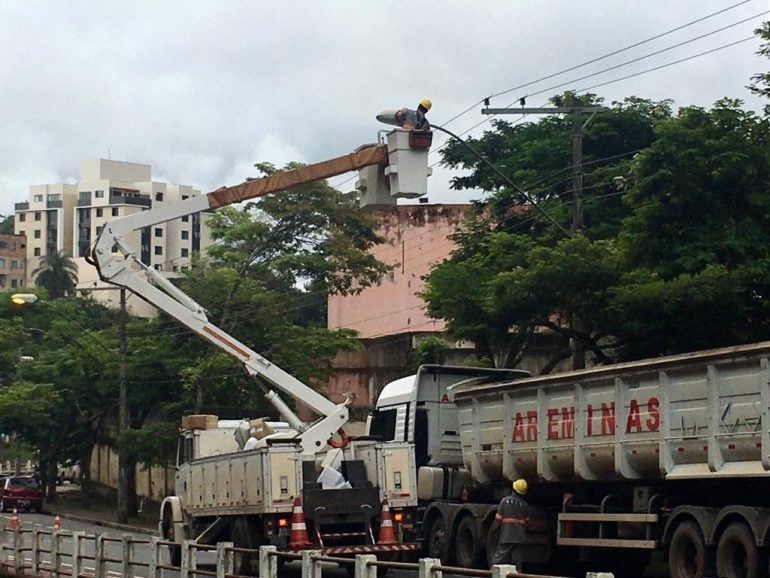 Prefeitura inicia substituição de lâmpadas na iluminação pública em Itabira