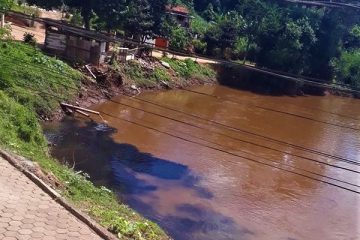 DAE de Monlevade desconhece incidente de poluição no rio Santa Bárbara
