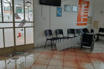 Homem é preso após destruir Posto de Saúde em Bom Jesus do Amparo