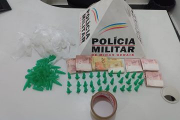 Polícia apreende cocaína e detém casal suspeito de tráfico no Centro