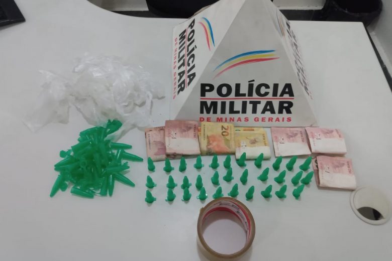 Polícia apreende cocaína e detém casal suspeito de tráfico no Centro