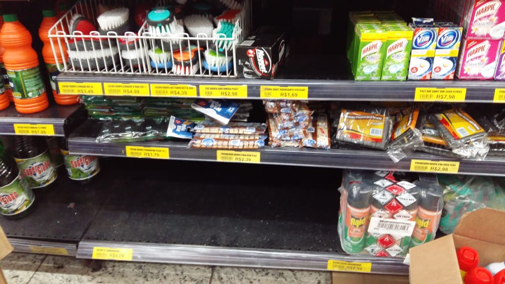 Álcool em gel desaparece de farmácias e supermercados de Itabira