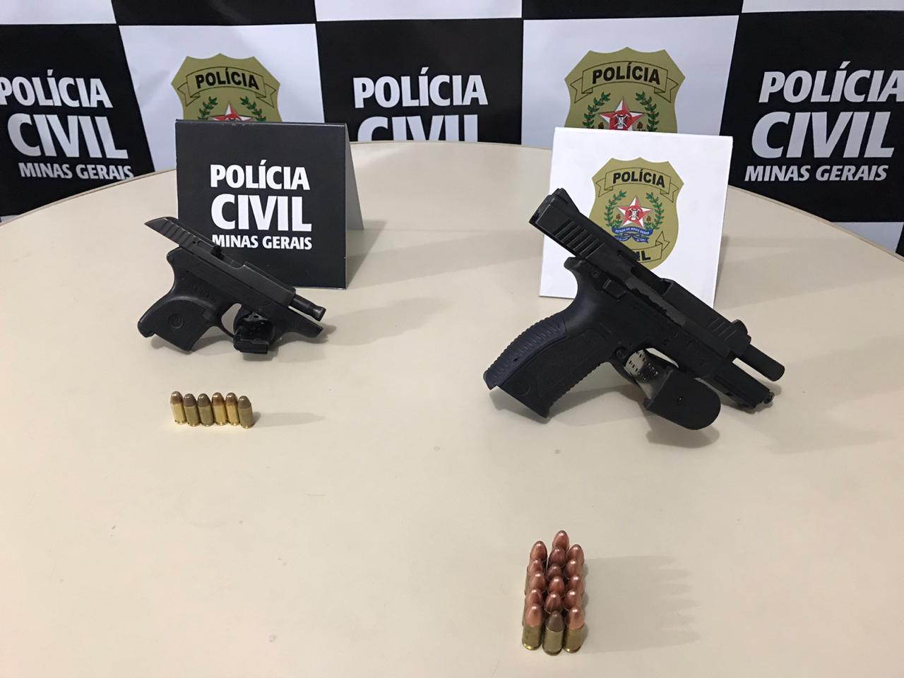 PC de Itabira prende paulista com armas dentro de BMW