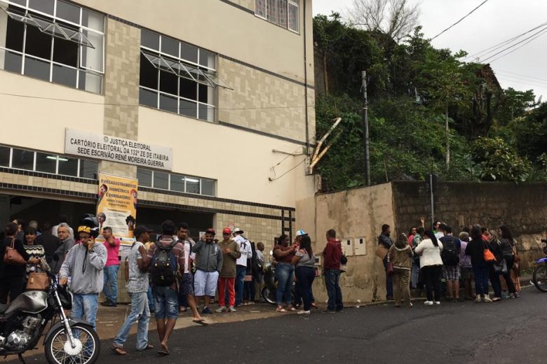 Último dia de biometria em Itabira é marcado por grande fluxo no Cartório
