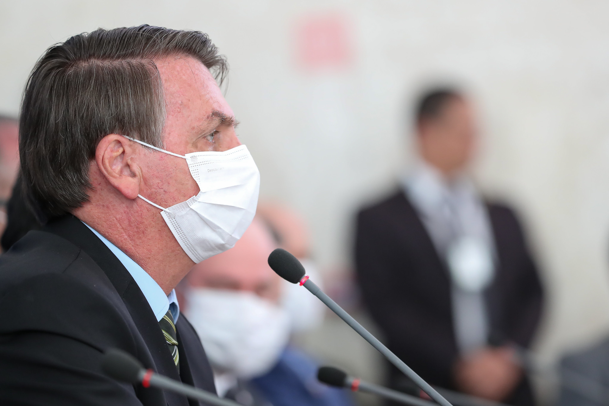 Bolsonaro falou sobre pandemia do coronavírus - Foto: Marcos Corrêa/PR