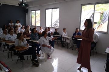 Em palestra no HNSD, delegada defende combate à violência contra a mulher nas instituições