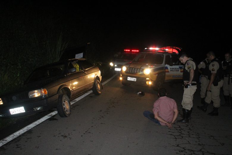 Motorista embriagado tenta fugir, mas acaba preso pela polícia