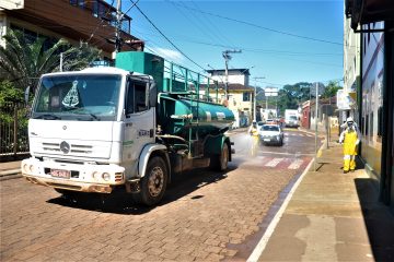 São Gonçalo inicia trabalho de higienização de ruas