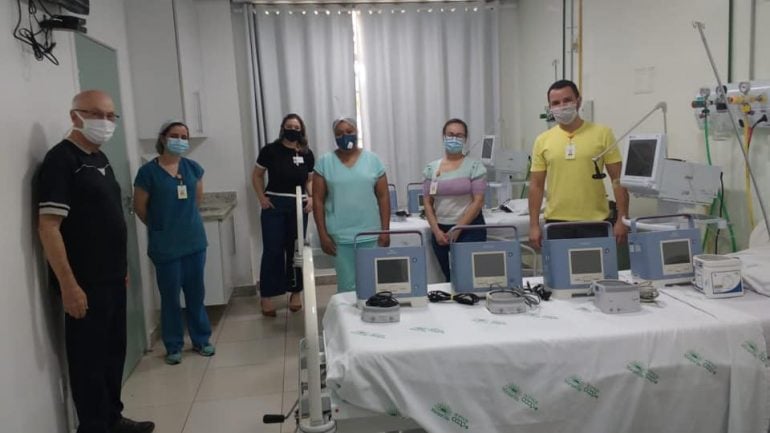 Hospital Margarida em Monlevade recebe 10 novos respiradores