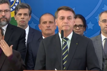 Veja, ao vivo, pronunciamento do presidente Bolsonaro após saída de Moro