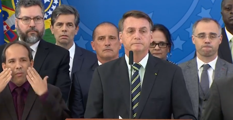 Veja, ao vivo, pronunciamento do presidente Bolsonaro após saída de Moro