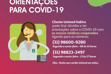 Unimed Itabira lança Central de Orientações para Covid-19