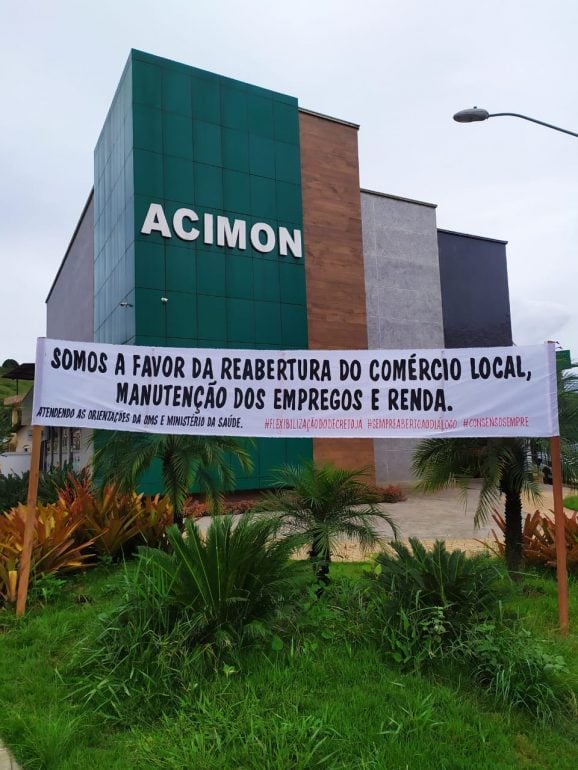 Acimon defende comércio aberto e destaca número de pacientes recuperados de covid-19