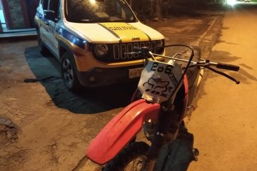 Polícia Rodoviária recupera motocicleta roubada durante operação no Barreiro