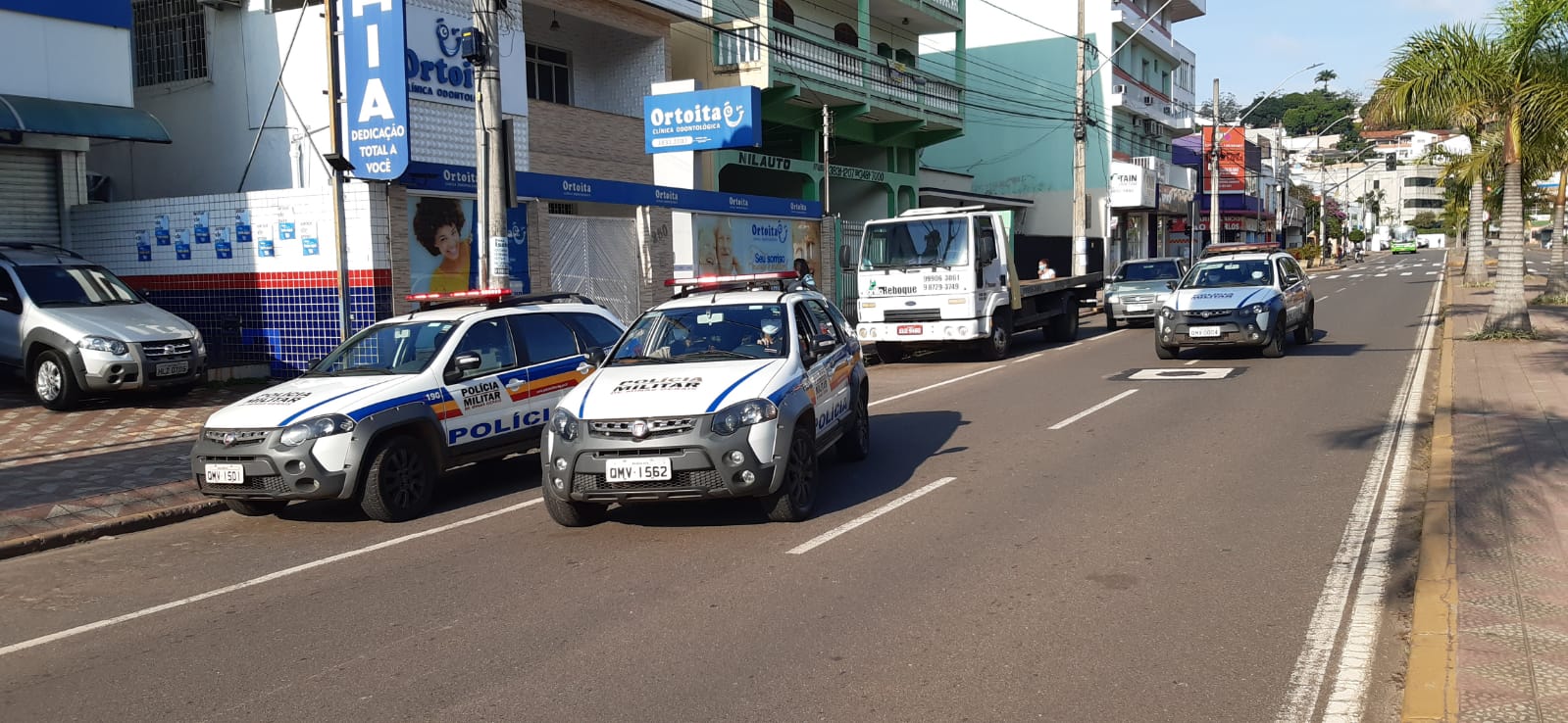 Suspeita de arrombamento mobiliza a polícia na manhã desta quinta-feira