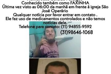 Família procura monlevadense desaparecido há três dias