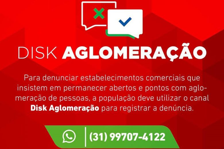 Para conter disseminação do coronavírus, Mariana cria “disk aglomeração”