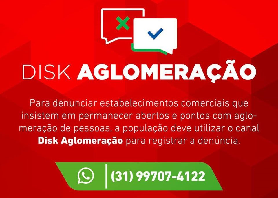 Para conter disseminação do coronavírus, Mariana cria “disk aglomeração”