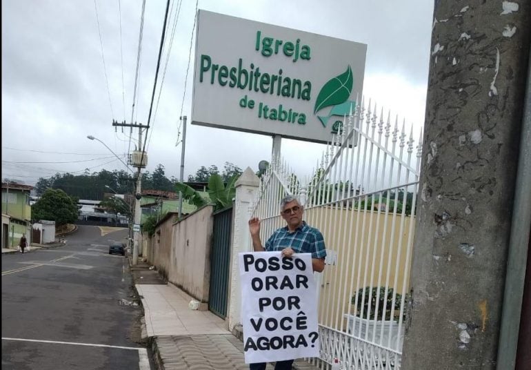 Para minimizar o medo da pandemia, Igreja Presbiteriana de Itabira faz campanha de oração