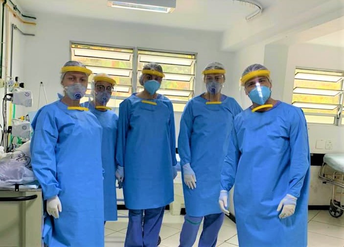 Ufop doa 50 máscaras ‘face shield’ ao Hospital Margarida