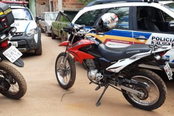 Após perseguição policial, PM de Itabira apreende moto furtada