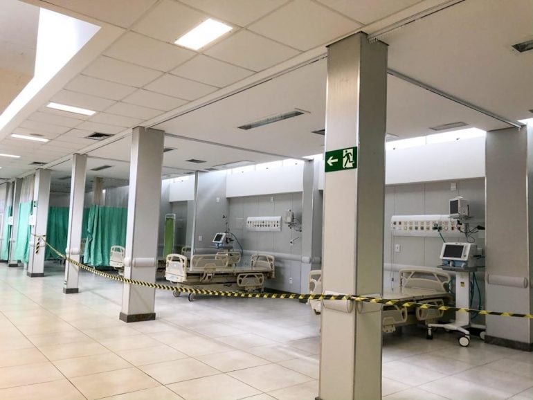 Município investe R$ 400 mil no Carlos Chagas em preparação de espaço para novos leitos