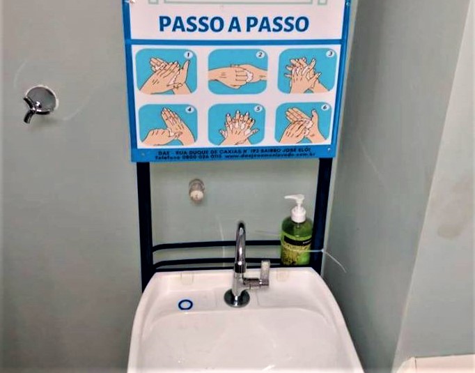 Prefeitura de Monlevade instala lavatórios em locais públicos como medida contra o coronavírus