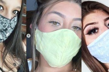 Candidatas a miss usam máscaras e fazem campanha na internet