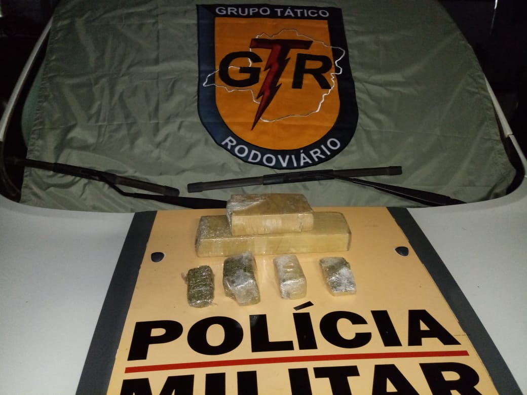 Polícia Rodoviária apreende cerca de 3 kg de maconha no Barreiro
