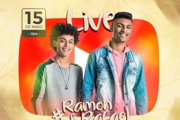 Ramon e Rafael fazem live beneficente nesta sexta-feira