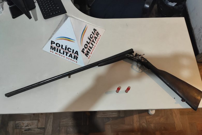 Polícia Militar prende homem com espingarda em São Gonçalo