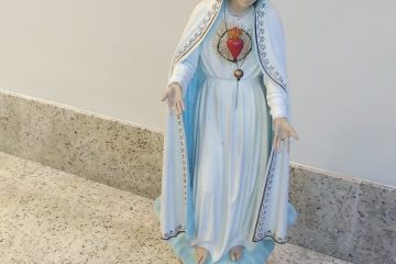 Imagem de santa furtada de igreja é recuperada em Ipatinga