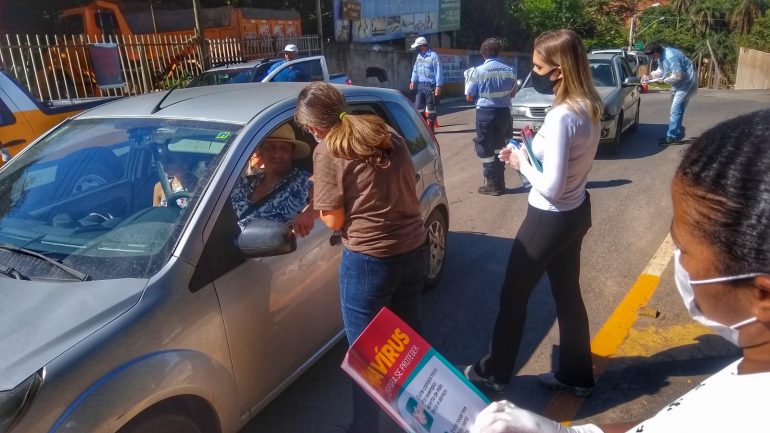 Prefeitura de Itabira realiza barreira sanitária no distrito de Ipoema